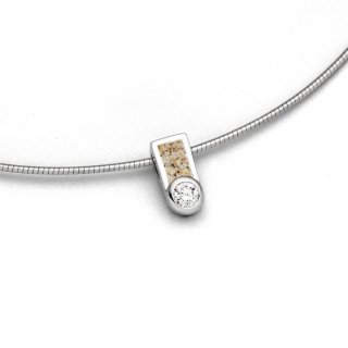 "Venus" Strands.Zirk. rhod. 42 cm Silb. 925