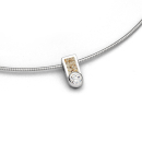 "Venus" Strands.Zirk. rhod. 42 cm Silb. 925