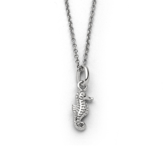 "Seepferd" rhod. 42 cm Silb. 925