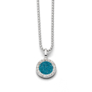 Kette "Wasserflimmern 2.0" steinsand blau