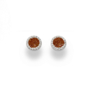 "Wasserflimmern"Bernsteins./Zirkonia rhod.Silb.925