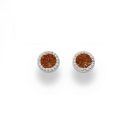 "Wasserflimmern"Bernsteins./Zirkonia rhod.Silb.925