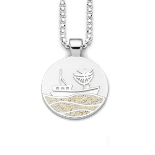 Strandwellen"Kutter" Strands. rhod.Silb. 925