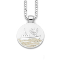 Strandwellen"Kutter" Strands. rhod.Silb. 925