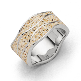 "Strandwellen" Strands/rhod.Silb925