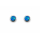 Ohrstecker blauer Opal - Doublette - rund micro - 925 Silber ( Display oben )